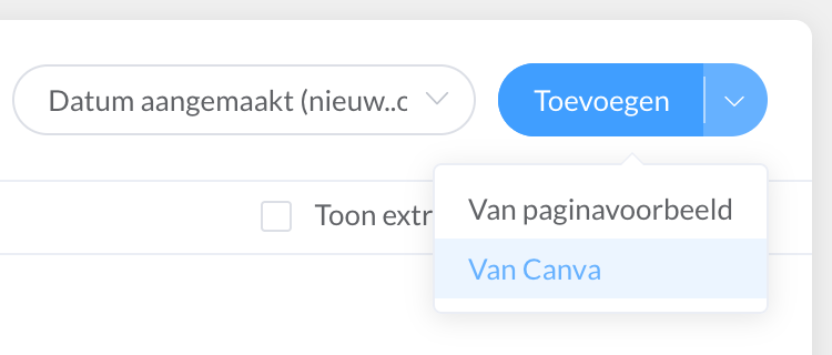 Importeren van Canva